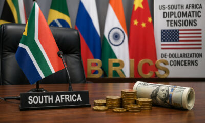 South Africa's BRICS membership fueling US diplomatic friction and de-dollarization concerns
