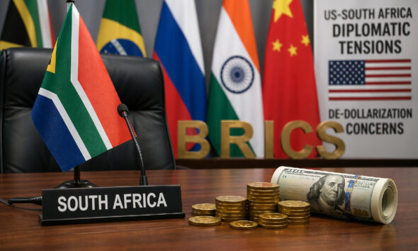 South Africa's BRICS membership fueling US diplomatic friction and de-dollarization concerns