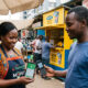 Mobile money and digital payment adoption in Africa, showcasing fintech innovation led by companies like Safaricom and MTN driving financial inclusion across sub-Saharan Africa.