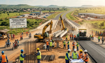Infrastructure development project in Africa addressing economic growth and job creation needs