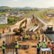 Infrastructure development project in Africa addressing economic growth and job creation needs