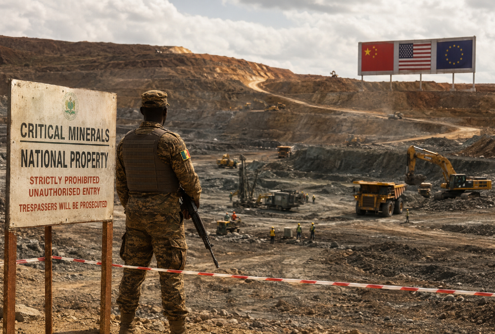 Critical minerals mining operation in Africa amid rising resource nationalism and great power competition