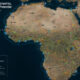 Fragmented transport and energy networks across Africa showing disconnected ports, corridors, and missing middle digital infrastructure.