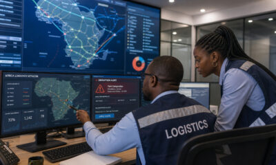 African logistics operators using real-time digital platforms to monitor cargo flows, model disruptions, and dynamically reroute shipments across continental networks.