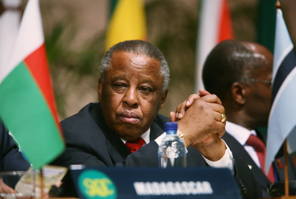 Festus Mogae, third president of Botswana, during his tenure from 1998 to 2008