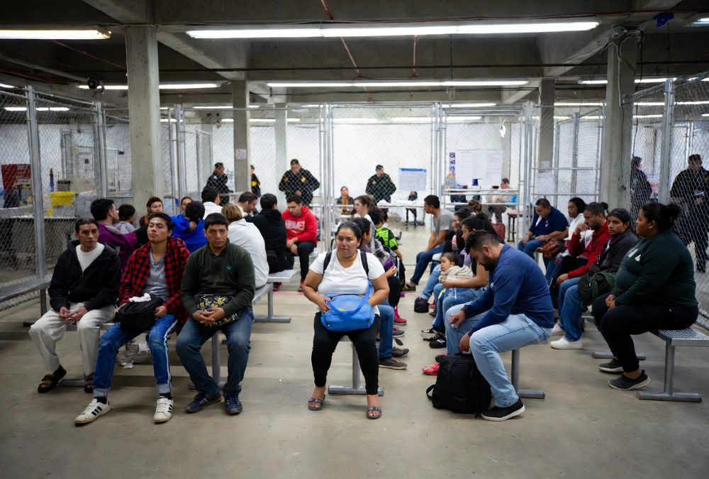 Migrants awaiting deportation processing under US third-country removal agreements with minimal notice.
