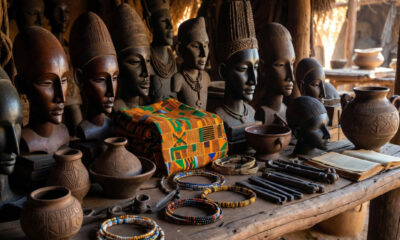 Traditional African artifacts representing the need to preserve African cultural continuity beyond mere decorative performance.