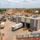 Cold storage facility at West African border crossing, critical infrastructure for reducing agricultural spoilage and AfCFTA green corridor efficiency