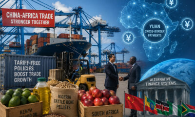 China-Africa trade growth drives yuan adoption as Chinese ports receive African exports under new tariff-free policies, boosting cross-border payments and alternative global finance systems