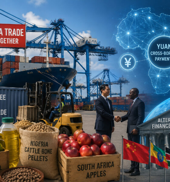 China-Africa trade growth drives yuan adoption as Chinese ports receive African exports under new tariff-free policies, boosting cross-border payments and alternative global finance systems
