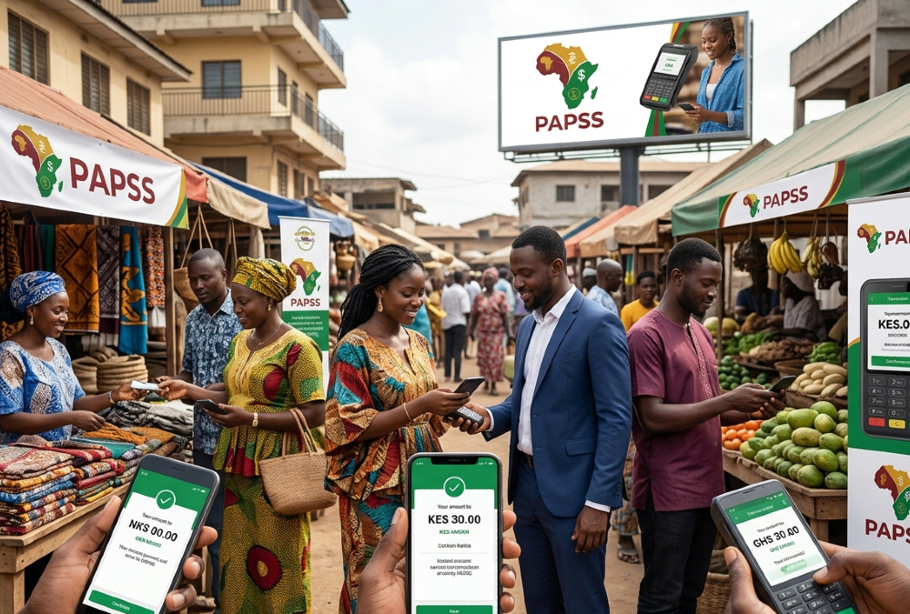 Pan-African Payment and Settlement System (PAPSS) facilitating intra-African transactions in local currencies.