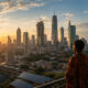 A symbolic image of Africa's skyline at dawn, representing the continent's economic rise and the deeper question of what kind of civilization it is building beyond GDP growth.