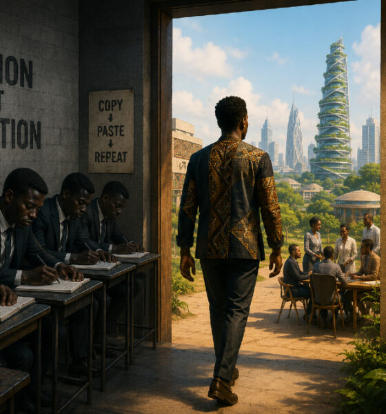 Africa's imitation trap stunts civilizational maturity — arguing that genuine progress demands authorship, not mimicry of borrowed Western forms..