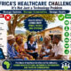 Infographic showing that Africa's healthcare challenges require strengthened health systems and community trust rather than just digital health technology solutions