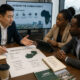 Chinese factory owner reviewing African market entry strategy with distribution and operational challenges in Zambia.