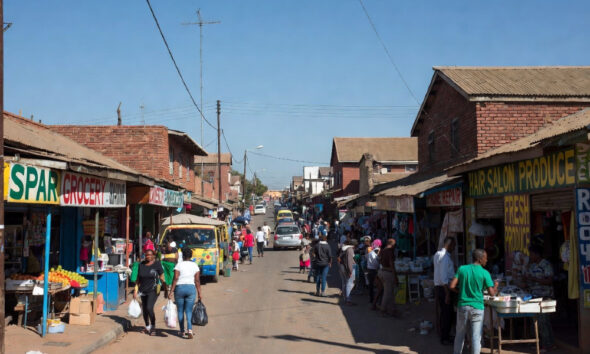 Immigrant-owned businesses in Soweto township South Africa
