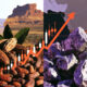 Cocoa beans and lithium ore split by a rising commodity price chart, symbolizing Africa's fight for value chain control