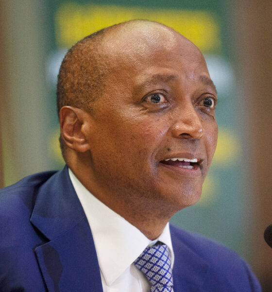 Patrice Motsepe, South African mining magnate and CAF president, backed for FIFA presidency.
