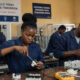 Young African students in a vocational training classroom, representing Africa's shift from traditional education to skills-based learning