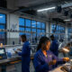 Workers at a modern manufacturing plant in Africa, highlighting the continent's push to boost industrial capacity and create jobs.