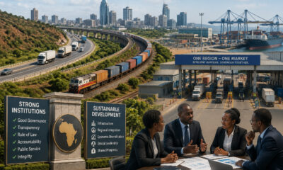 African infrastructure and strong institutions driving economic development despite geographic challenges.