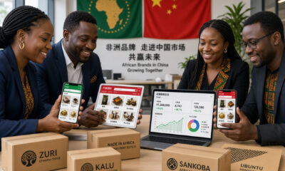 African brands utilizing Chinese digital platforms like WeChat and Tmall for entry into the Chinese market and e-commerce growth.