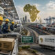 African factories and trade corridors symbolizing the industrial path toward a United States of Africa