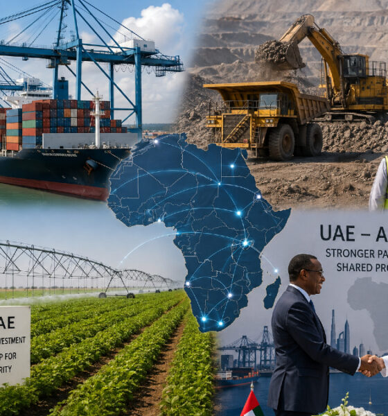 UAE investment in Africa’s ports, mining, agriculture, and trade infrastructure, highlighting growing Emirati economic and geopolitical influence across the continent.