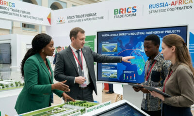 Russia Africa trade partnership within the BRICS alliance, supporting agriculture, energy, and industrial cooperation