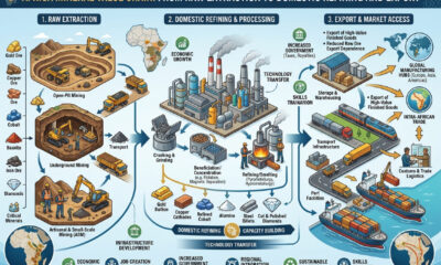 Africa mineral value chain: from raw extraction to domestic refining and export