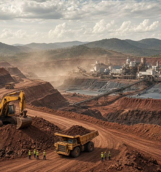 Copper and cobalt mining operations in the Democratic Republic of Congo, Africa's largest source of battery minerals for green energy
