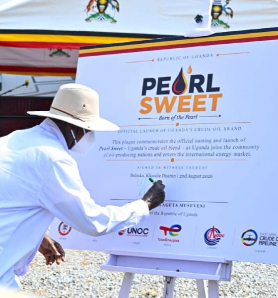 Uganda's Pearl Sweet crude oil blend from the Kingfisher and Tilenga oil fields, set for export via the East African Crude Oil Pipeline in 2026.