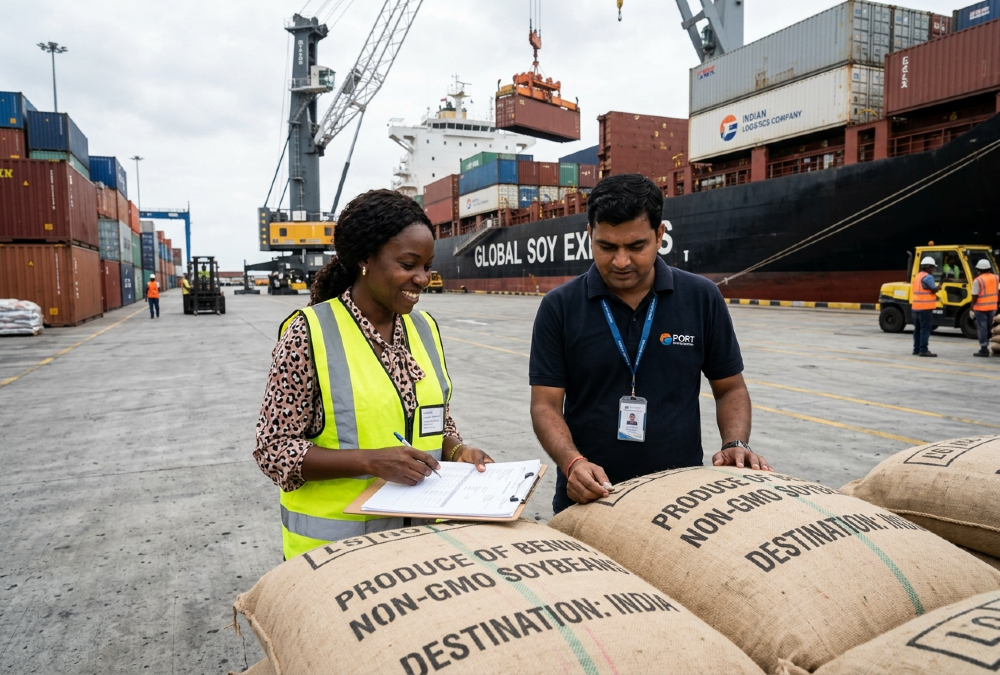 Indian and African soybean trade, highlighting soybean exports from Africa to India and growing India-Africa trade opportunities.