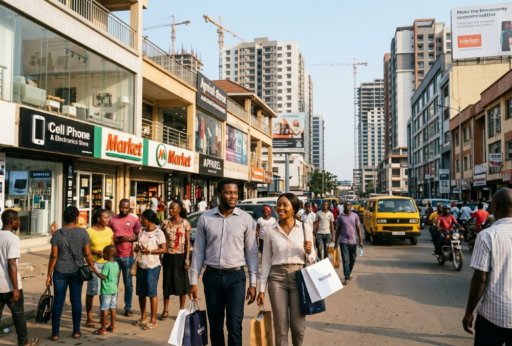 Africa consumer market growth driven by rising household formation and urbanization across major African cities.