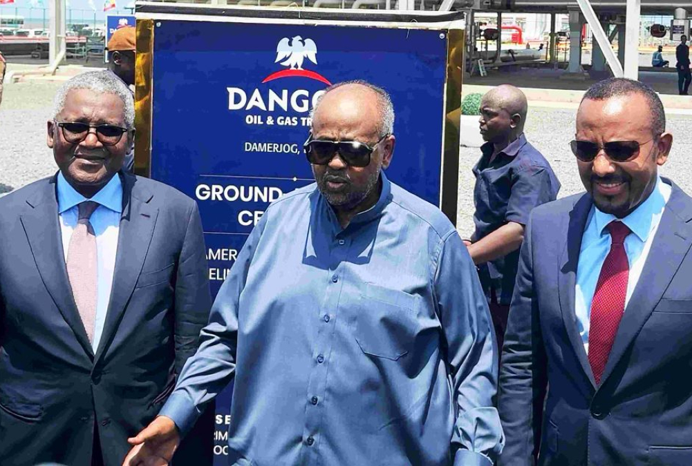 Nigerian billionaire Aliko Dangote, co-funding the new $660M Ethiopia-Djibouti petroleum pipeline to boost regional energy security.