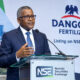 Aliko Dangote speaks at the Nairobi Securities Exchange about the Dangote Fertilizer listing planned for 2027.