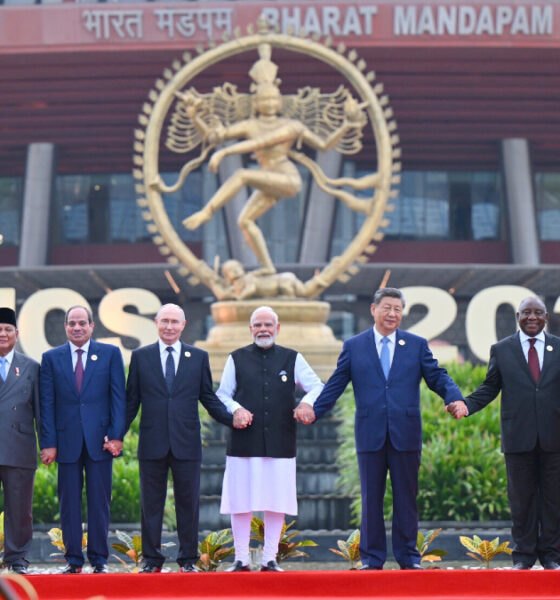 BRICS 2026 Summit leaders in India pose for a group photo at the 18th annual summit, where 11 member nations representing 40% of global GDP coordinated economic policy and pushed for global governance reform.