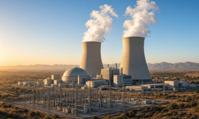 Nuclear power facility representing the global nuclear revival and rising demand for African uranium