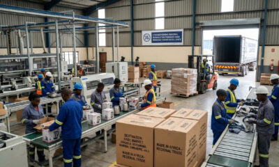 African manufacturing facility producing goods for SADC regional market export
