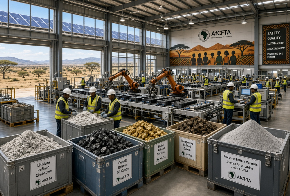 African battery manufacturing plant supplied by minerals under AfCFTA cumulation rules