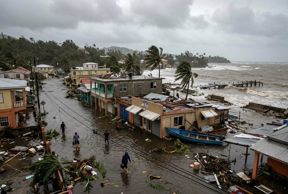 Climate change effects Caribbean
