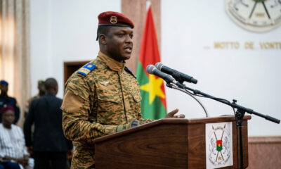 Captain Ibrahim Traoré addressing the nation on the fiscal policies and sovereign bonds shaping the Burkina Faso economic turnaround.