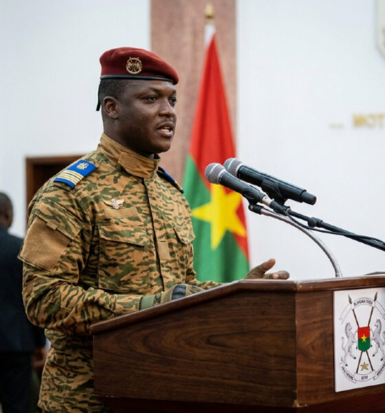 Captain Ibrahim Traoré addressing the nation on the fiscal policies and sovereign bonds shaping the Burkina Faso economic turnaround.