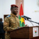 Captain Ibrahim Traoré addressing the nation on the fiscal policies and sovereign bonds shaping the Burkina Faso economic turnaround.