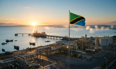 Drilling rig at Mnazi Bay, Tanzania, where a natural gas discovery was made