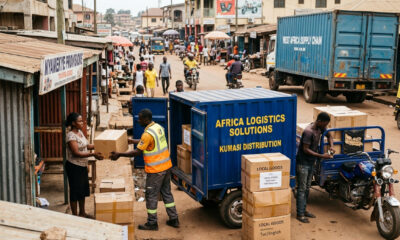 Supply chain distribution in an African secondary city highlighting emerging market logistics strategy.