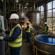 Copper and cobalt refining facility, highlighting Africa's push for local mineral processing and value addition.