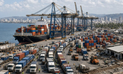 Busy African cargo port highlighting the logistical barriers and infrastructure needs for seamless intra-African trade.