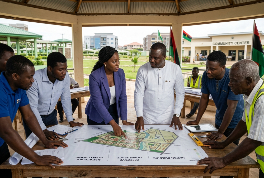 sustainable human development, effective governance, and nation-building