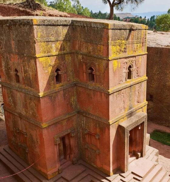 Historic Ethiopian Orthodox church representing the ancient Christian roots of the Kingdom of Aksum and its biblical canon.